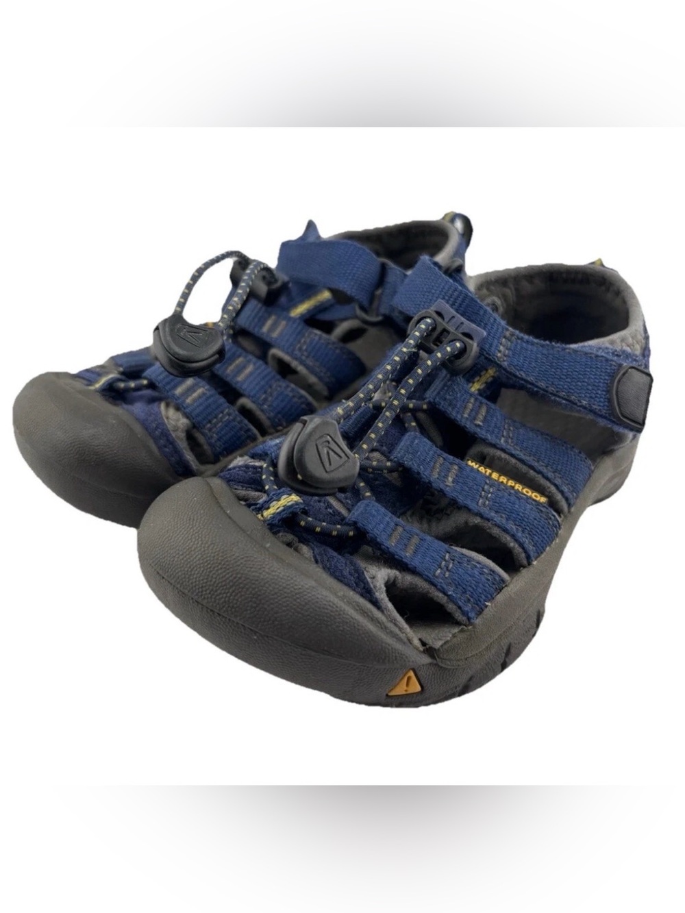 KEEN Newport H2 Waterproof Sandals Youth Size 10 Blue Hiking Water Shoes
